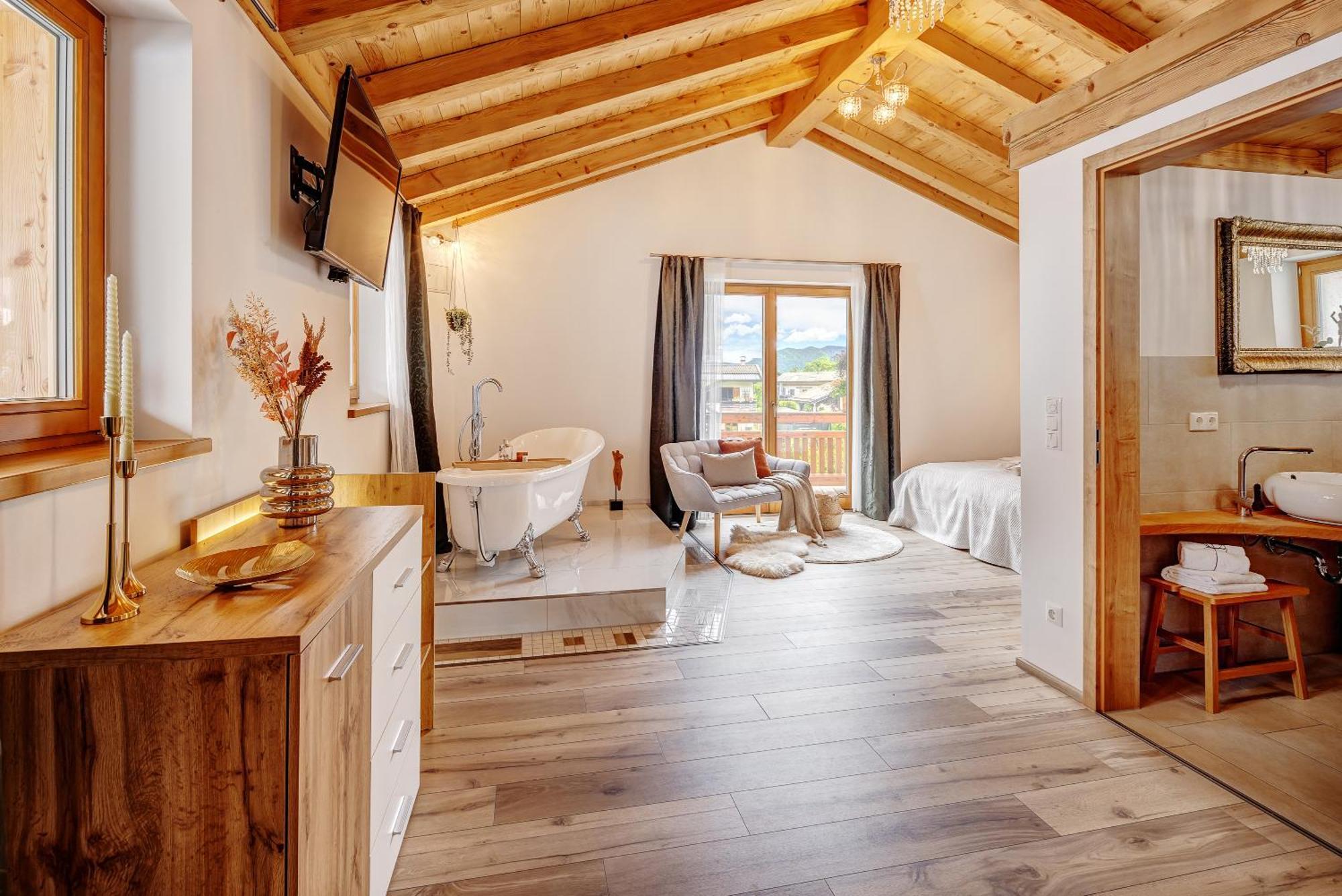Landhaus Trinis - Kleine Kaffee Tee Theke Mit Kuehlschrank - Parkplatz Роттах-Егерн Екстер'єр фото